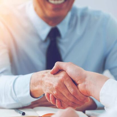 businessmen shaking hands